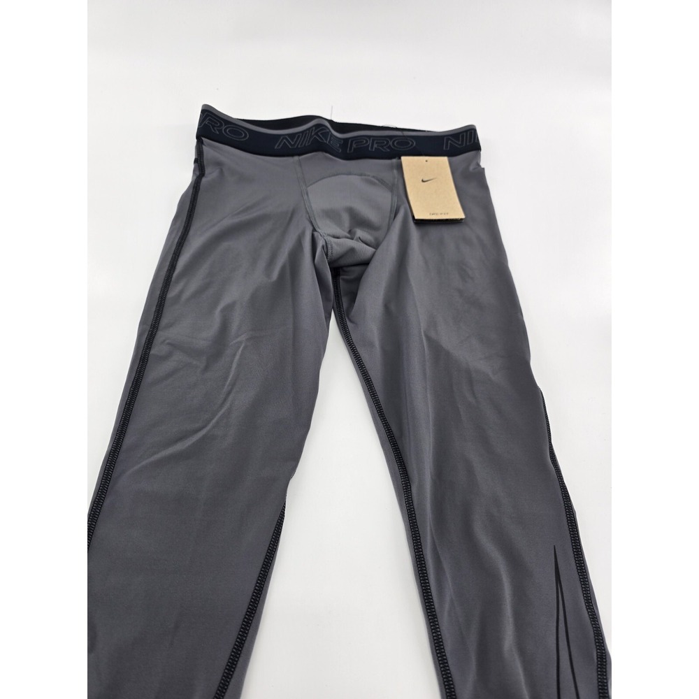 Nike Pro Training Tights Men's S Iron Gray Dri-Fit DD1919-068 Compression New - Picture 5 of 7